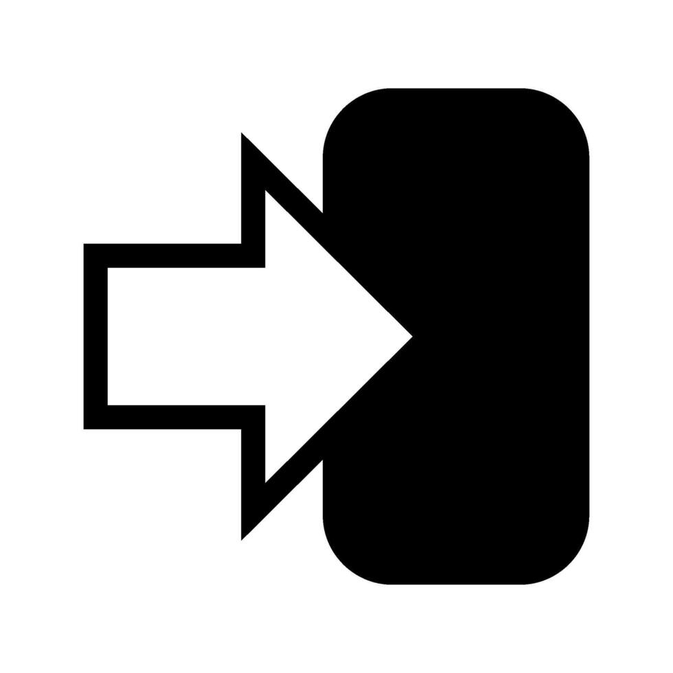 Log In Icon Symbol Design Illustration vector
