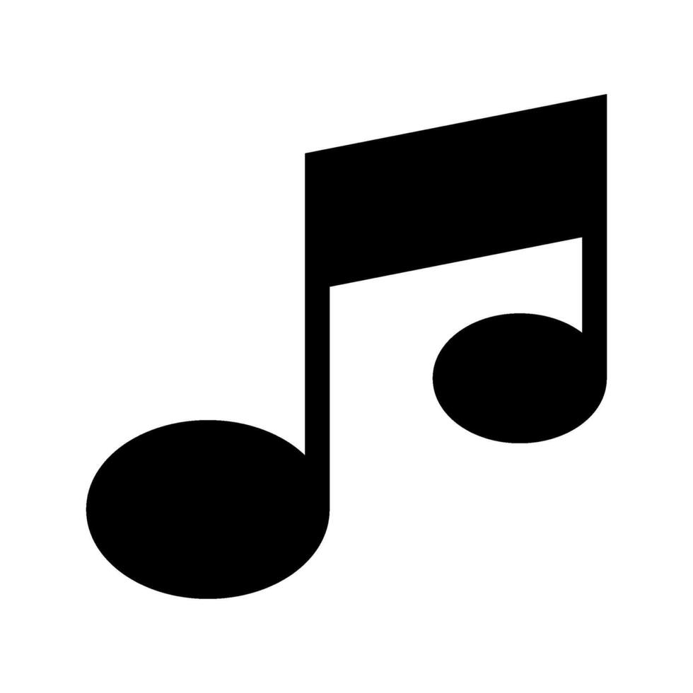 Musical Note Icon Symbol Design Illustration vector