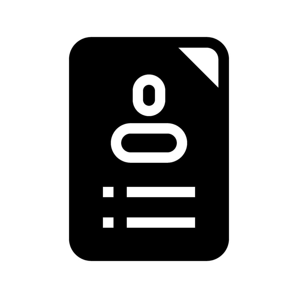 Resume Icon Symbol Design Illustration vector