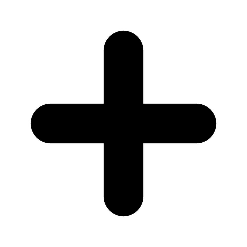 Plus Icon Symbol Design Illustration vector
