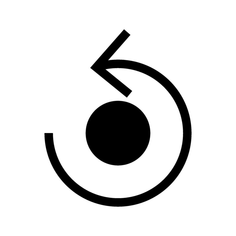 Reset Icon Symbol Design Illustration vector