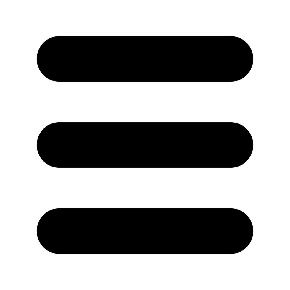 Menu Icon Symbol Design Illustration vector