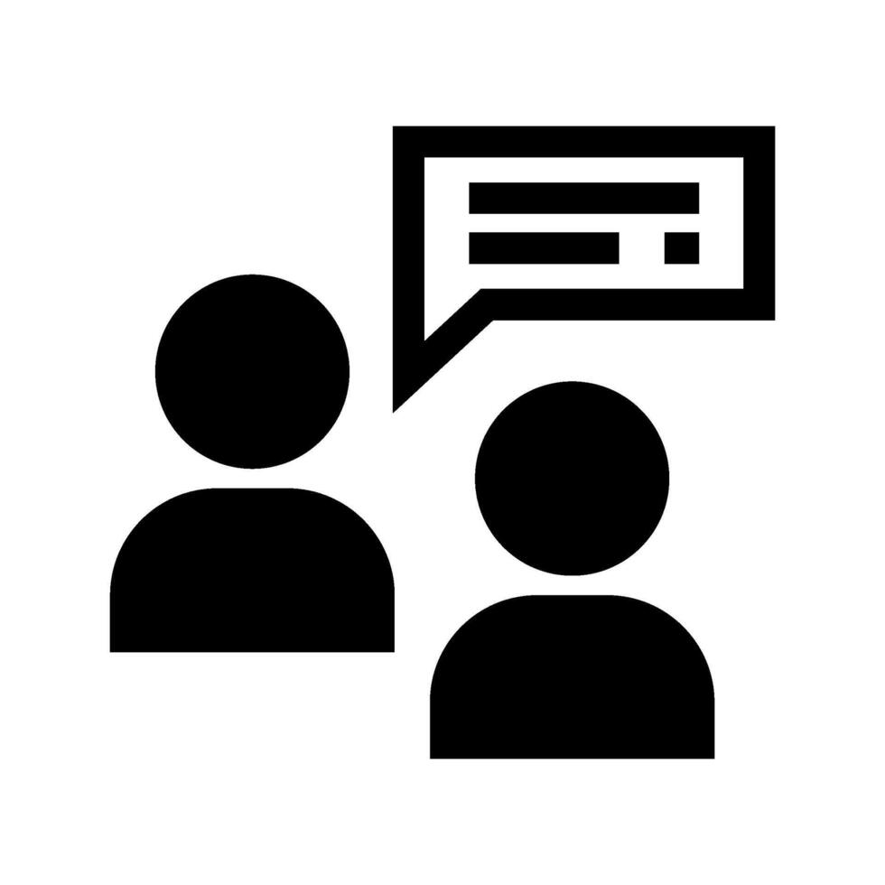 Discussion Icon Symbol Design Illustration vector