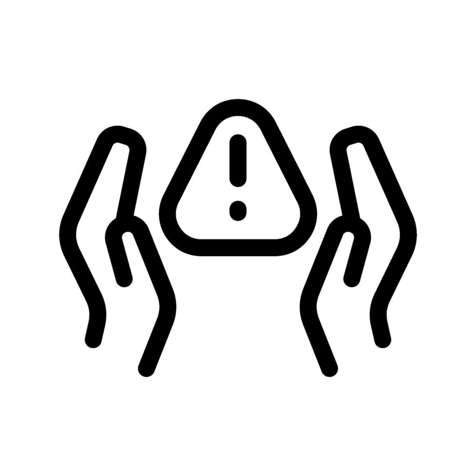 Warning Icon Symbol Design Illustration vector