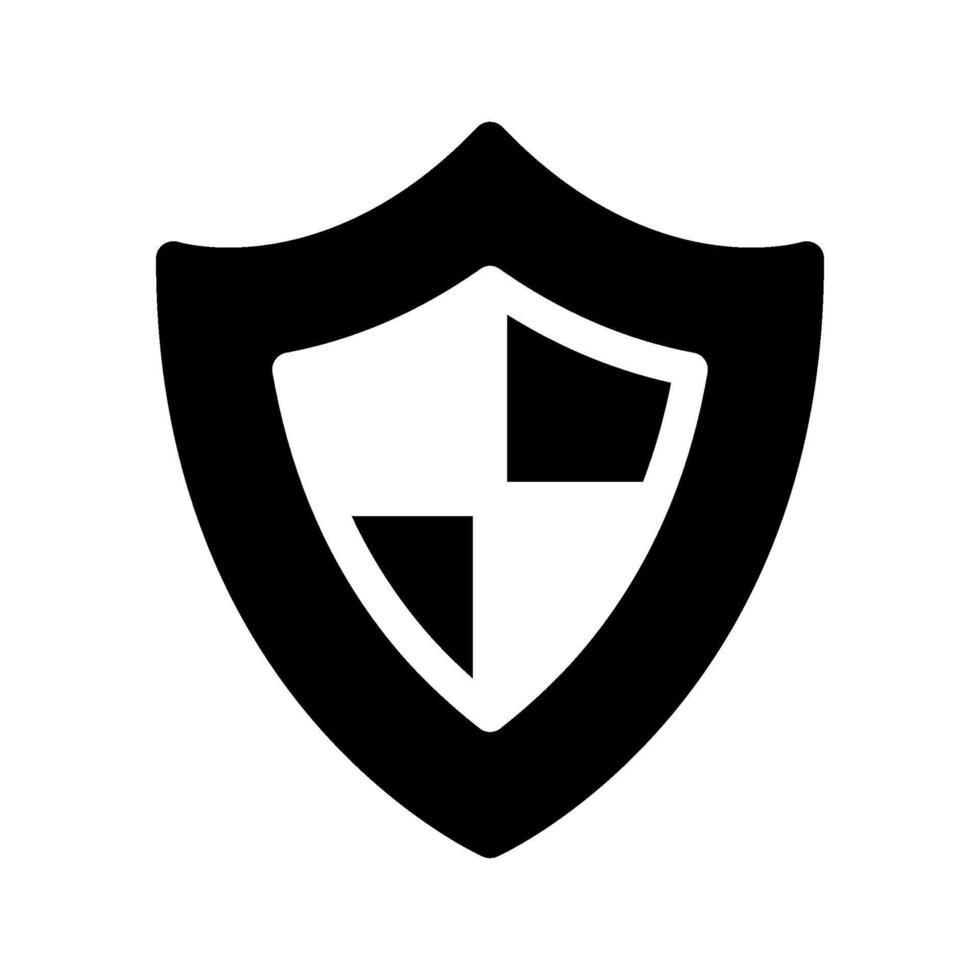 Shield Icon Symbol Design Illustration vector