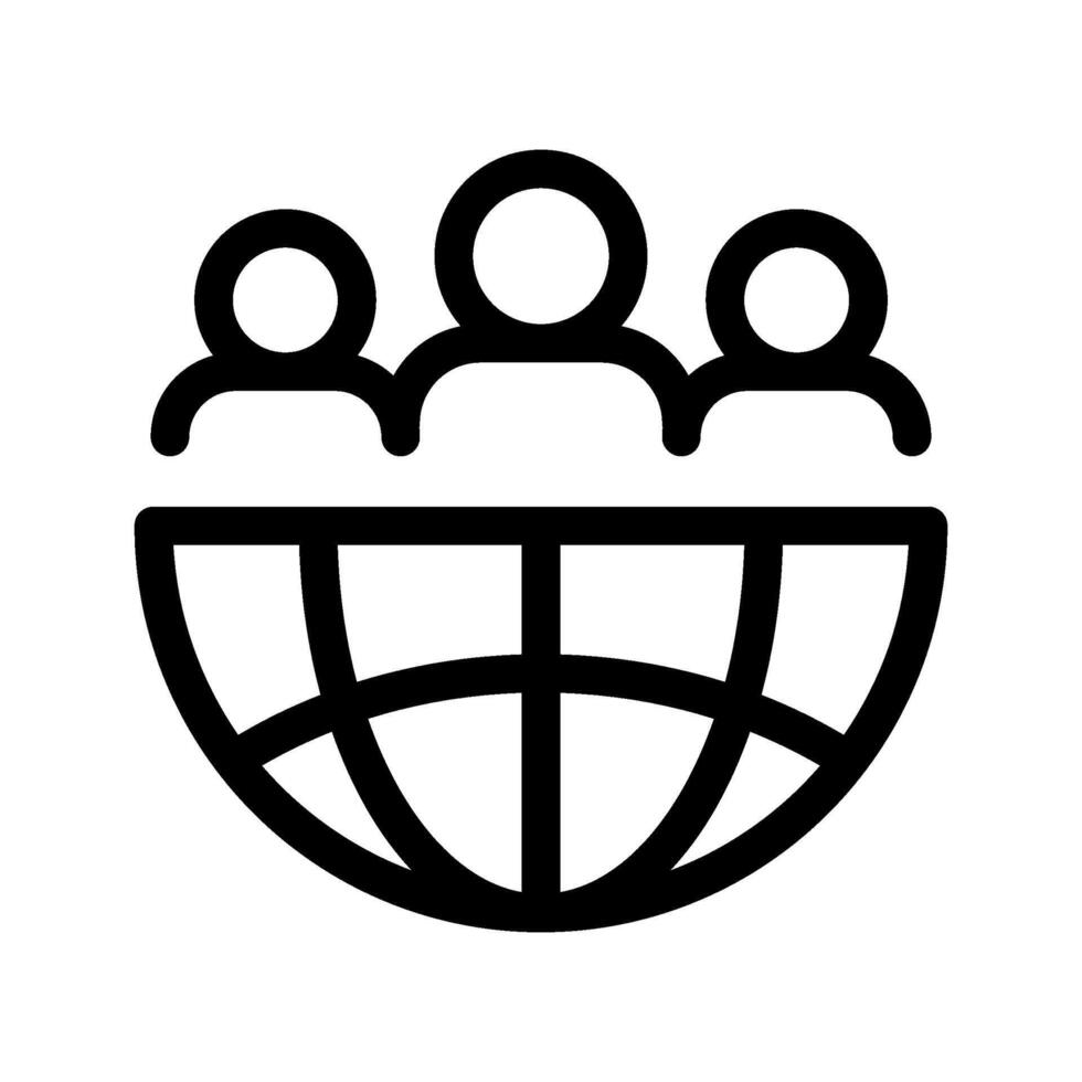 Global Student Icon Symbol Design Illustration vector