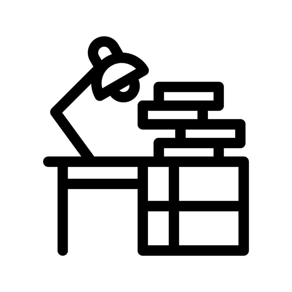 Table Lamp Icon Symbol Design Illustration vector