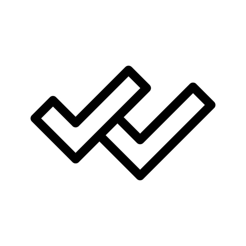 Check Icon Symbol Design Illustration vector