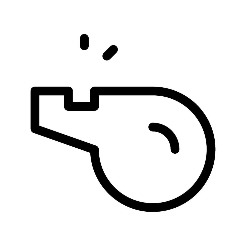 Whistle Icon Symbol Design Illustration vector
