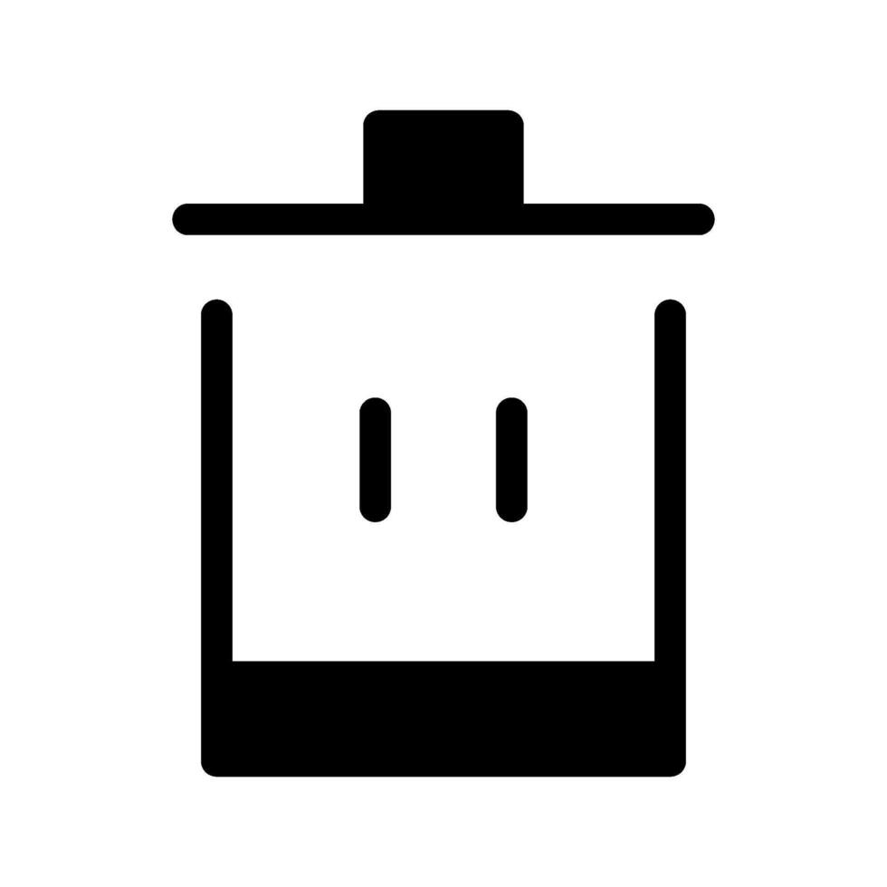 Trash Icon Symbol Design Illustration vector