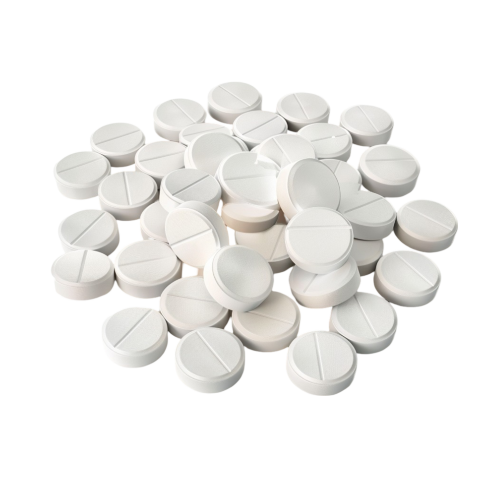 Pile of Pills transparent background Generative-AI png