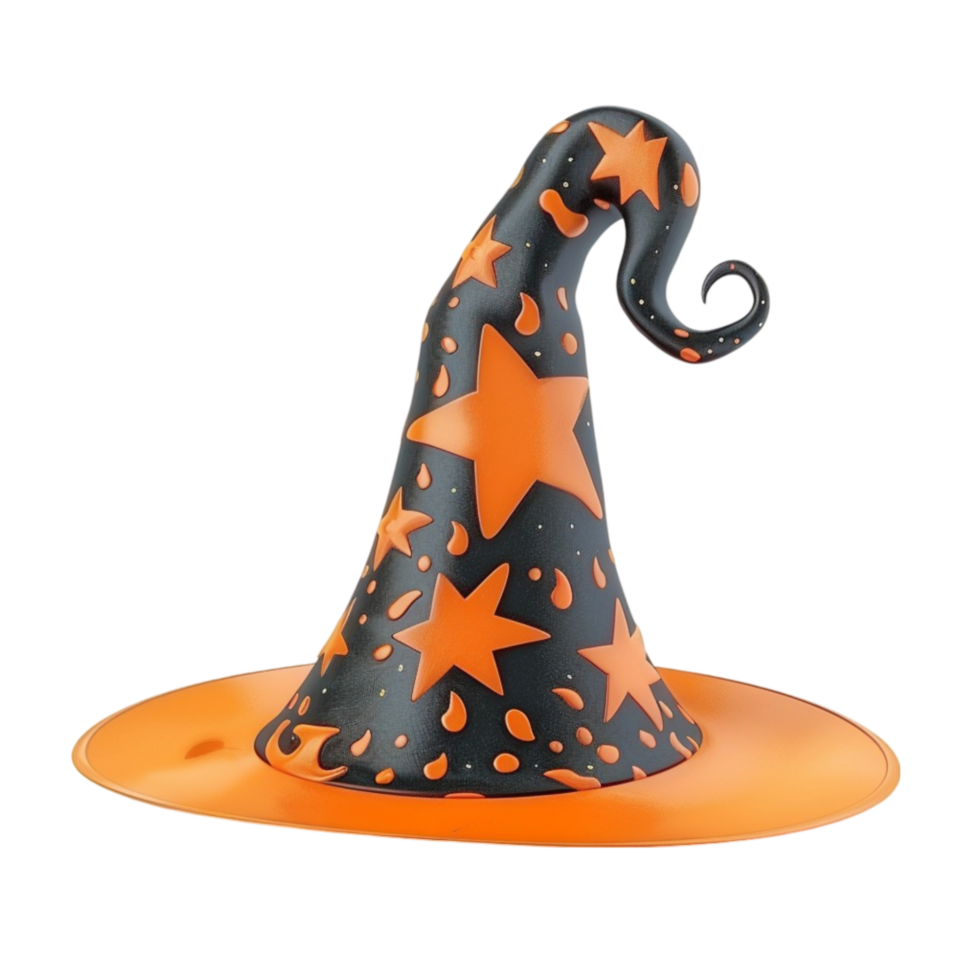 Paradise costumes 3d hat on transparent Background Generative-AI png