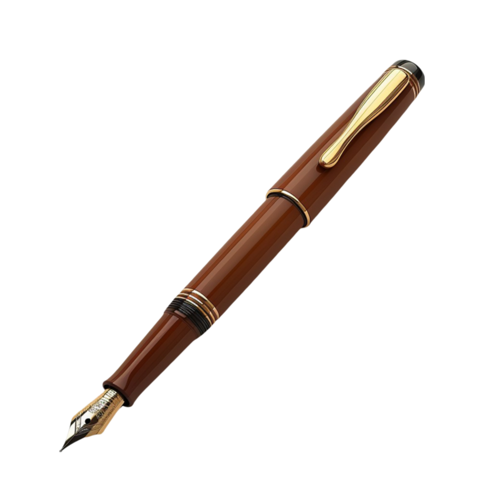Writing Instrument Pen on transparent Background Generative-AI png