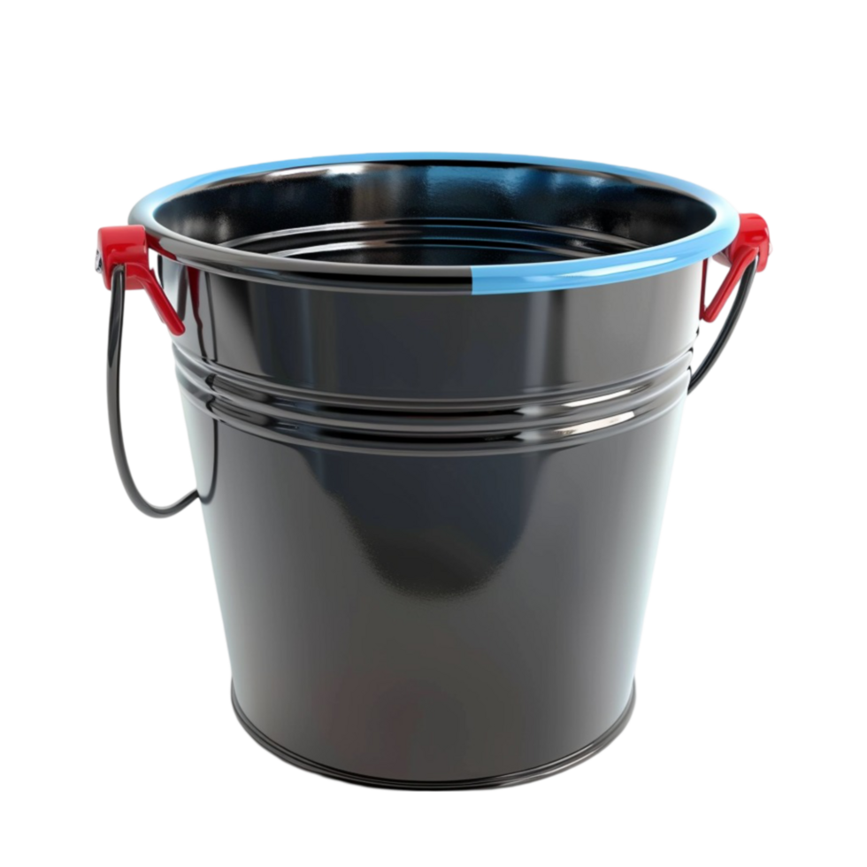 Bucket on transparent background GenerativeAI 47300587 PNG
