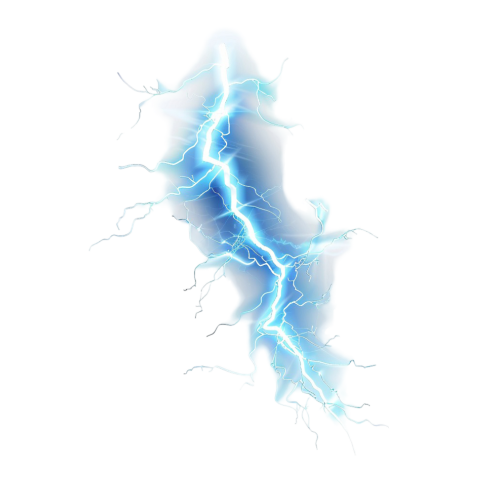 Blue Glossy on transparent Background Generative-AI png