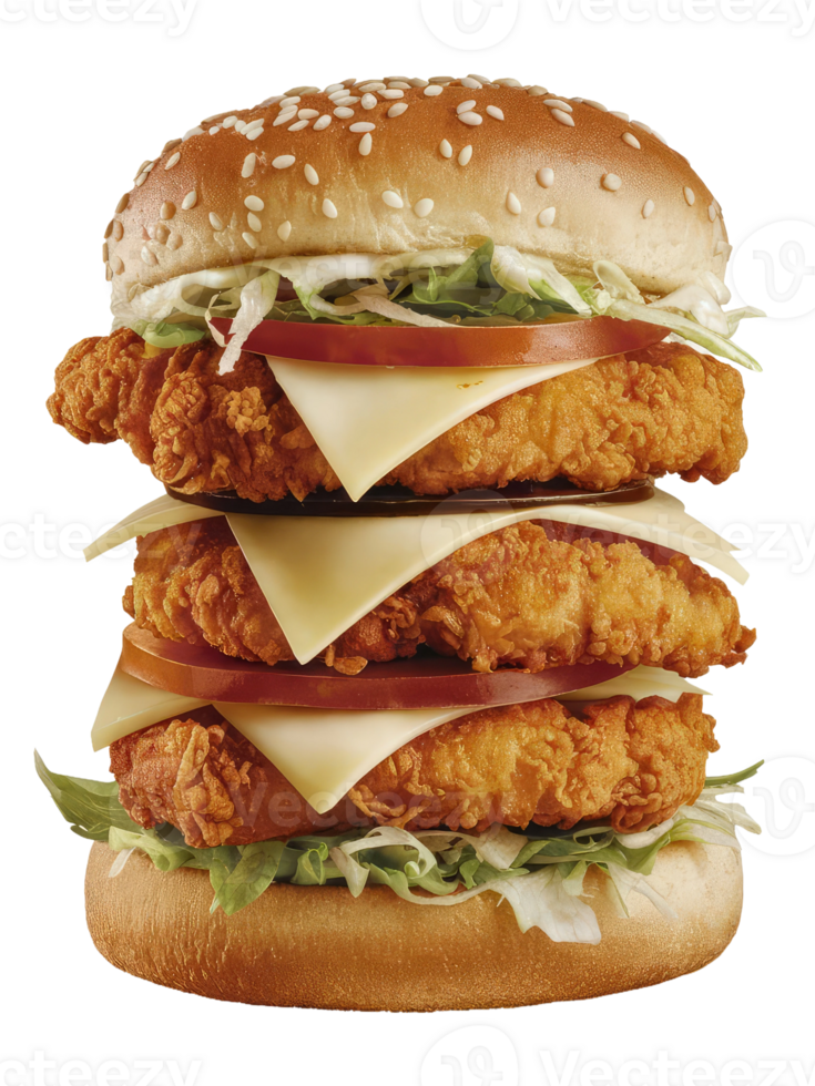 A Close-Up of a Classic Burger png