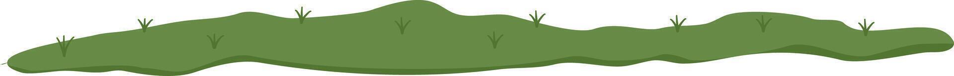 green long bush vector