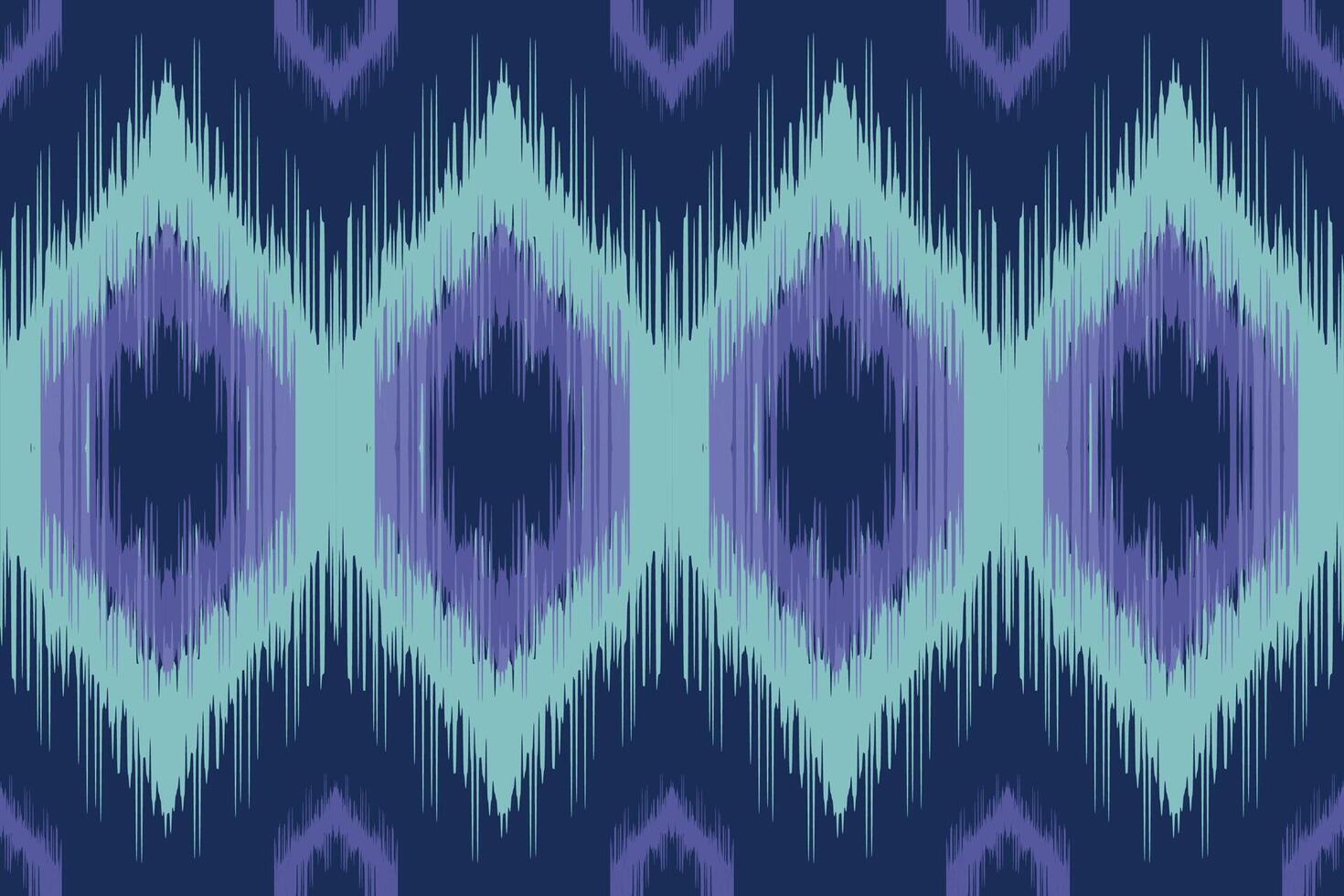 fabric ikat seamless pattern geometric ethnic traditional embroidery style.Design for background,carpet,mat,sarong,clothing, illustration. vector