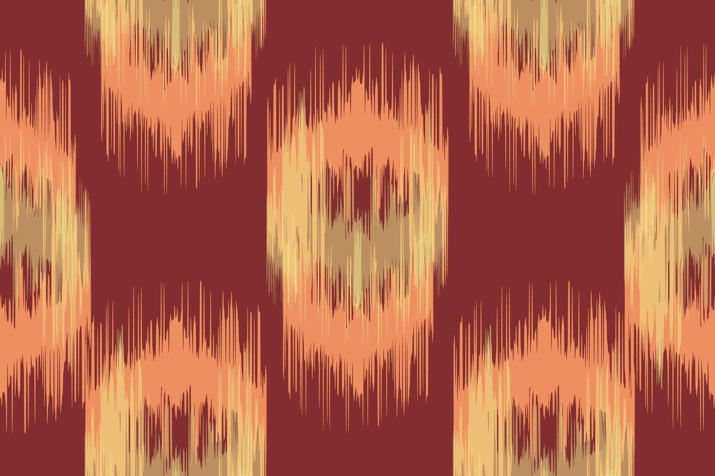 fabric ikat seamless pattern geometric ethnic traditional embroidery style.Design for background,carpet,mat,sarong,clothing, illustration. vector