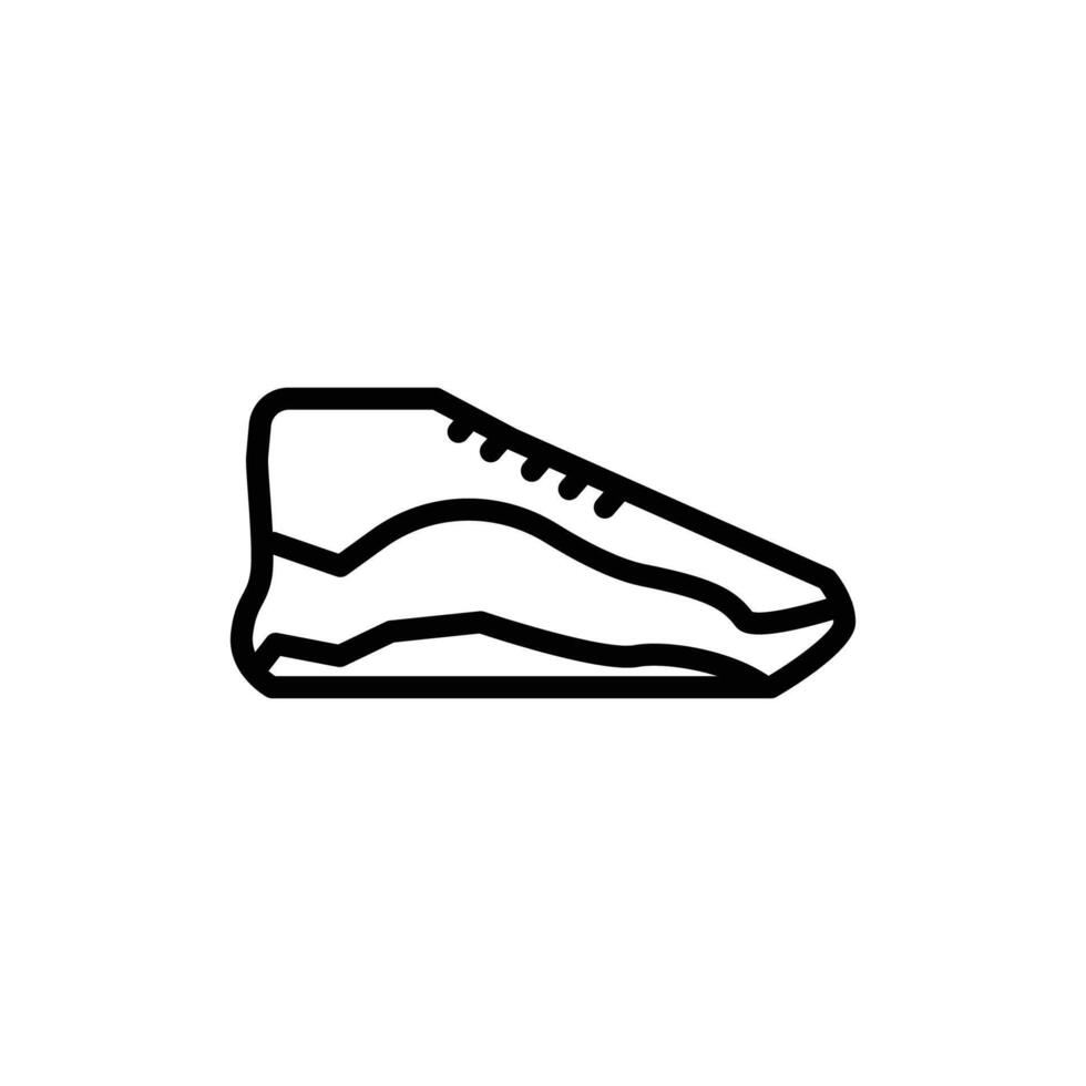 sneaker icon line style vector
