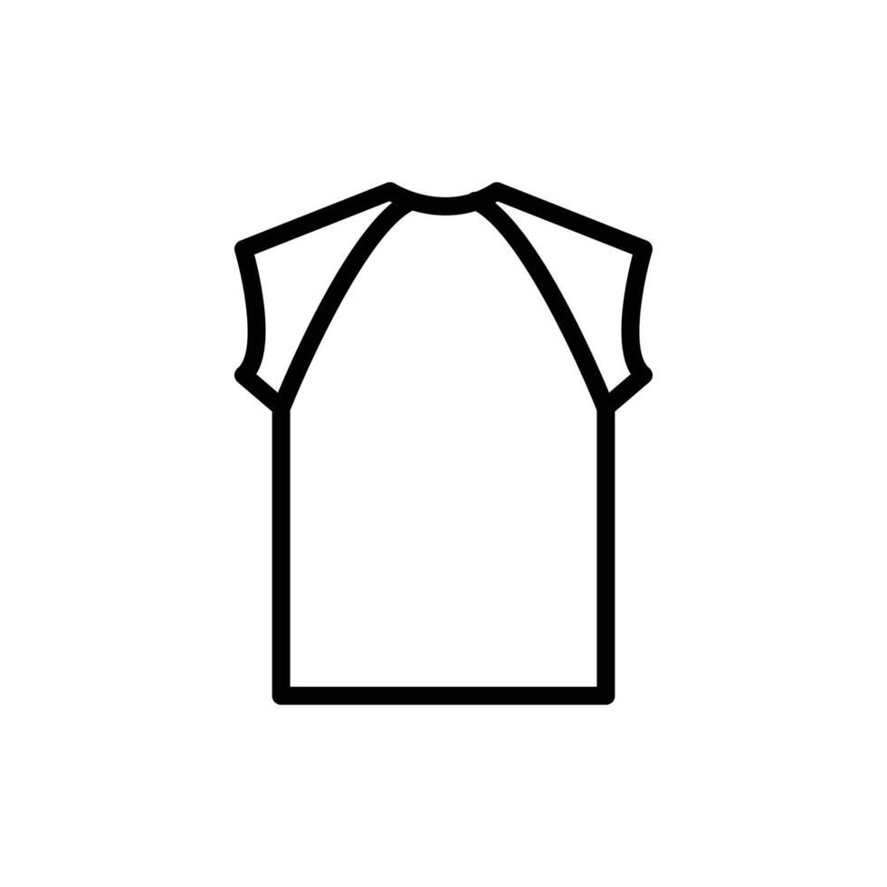 jersey icon line style vector
