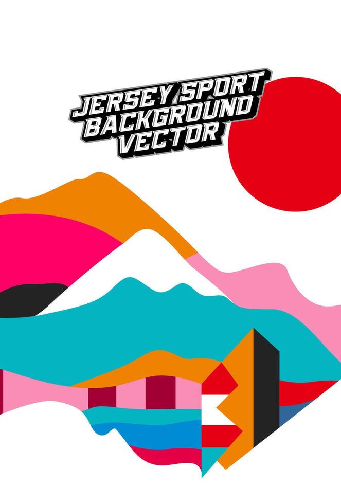 Background for Sport Jersey Sublimation Pattern Texture vector