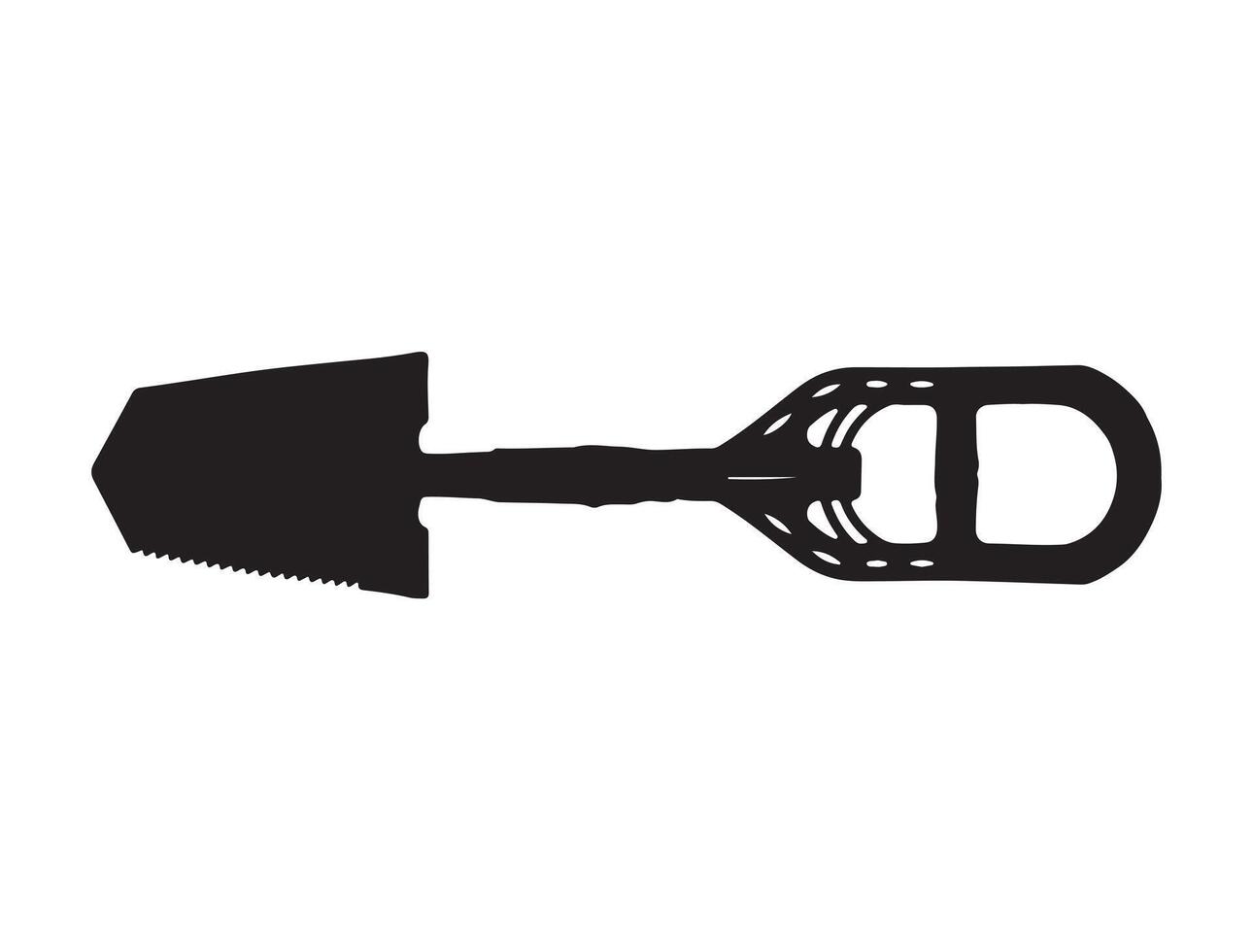 Multi digger silhouette on white background vector