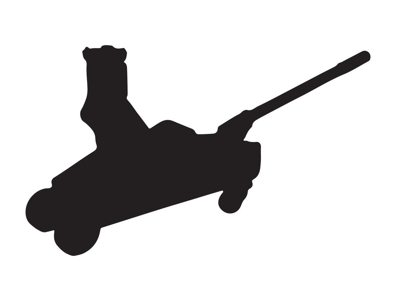 Lifting jack silhouette on white background vector