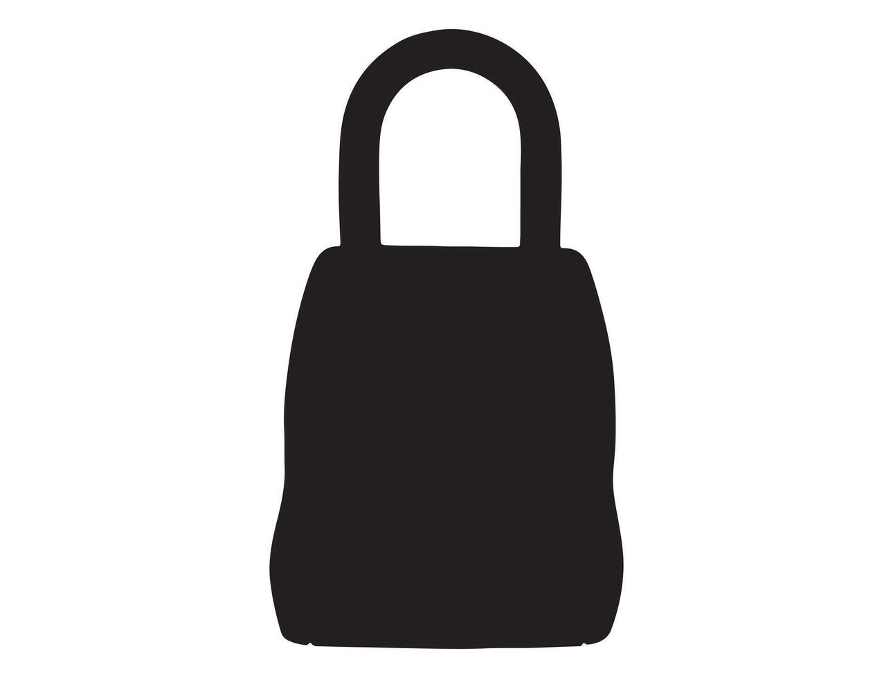 Lock silhouette on white background vector