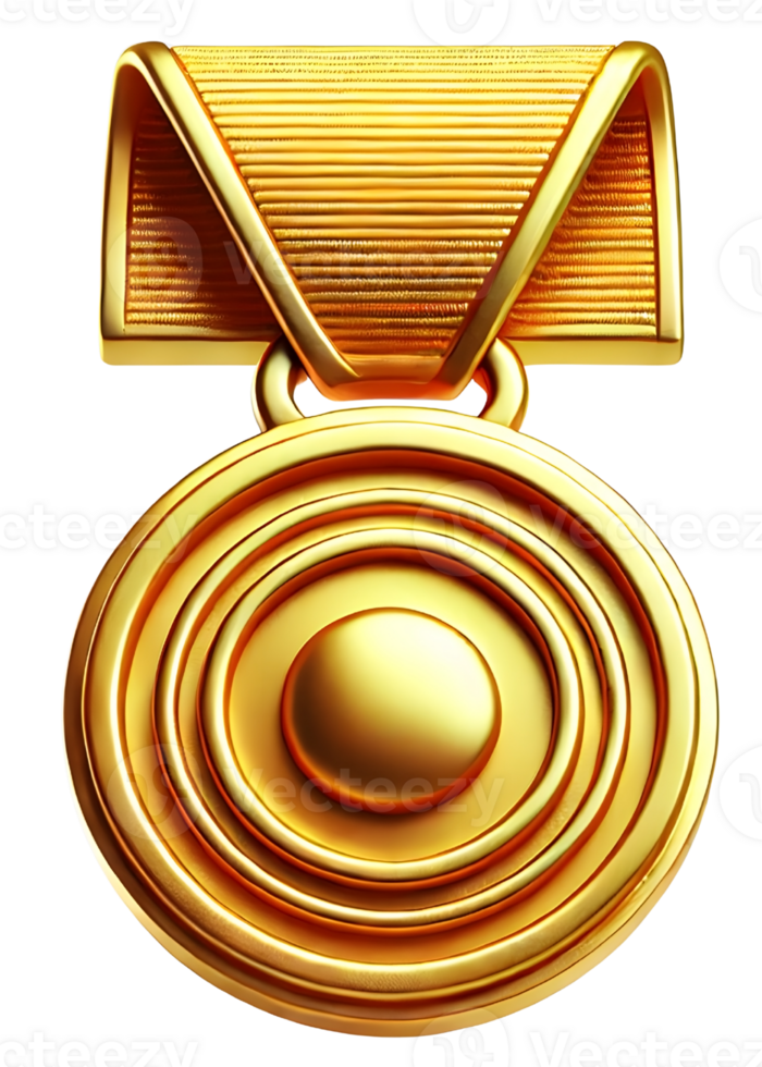 illustration av guld ikon av medalj för sport konkurrens tilldela png