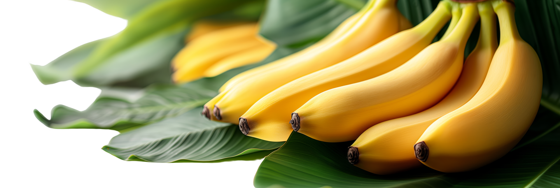 Banana Tree with Bunch of Bananas and Leaves png