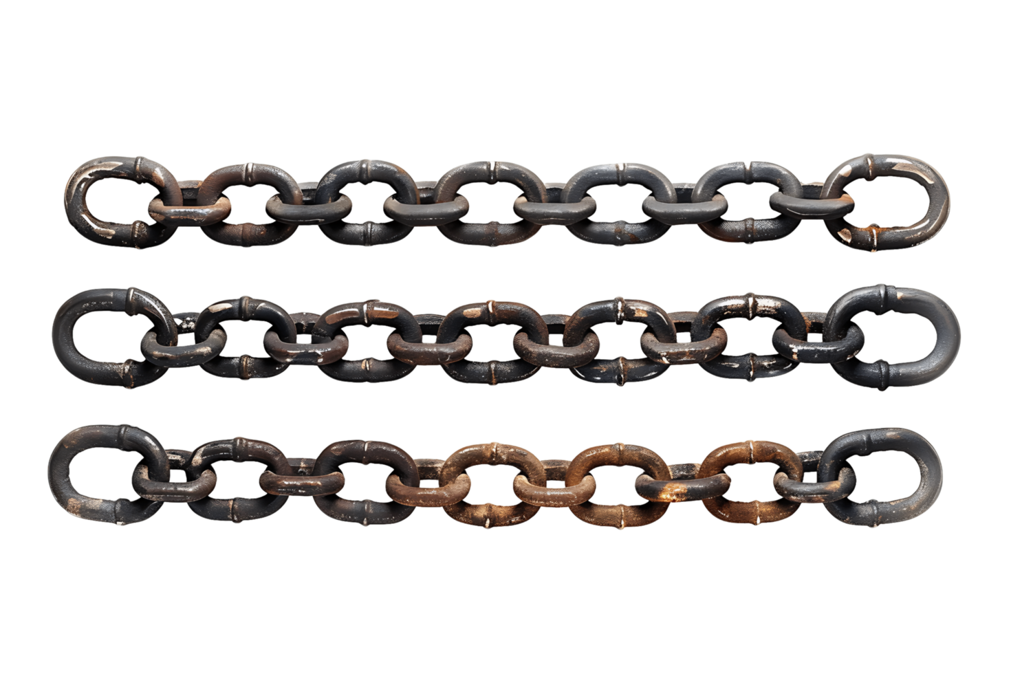 Metal Chains on transparent Background png