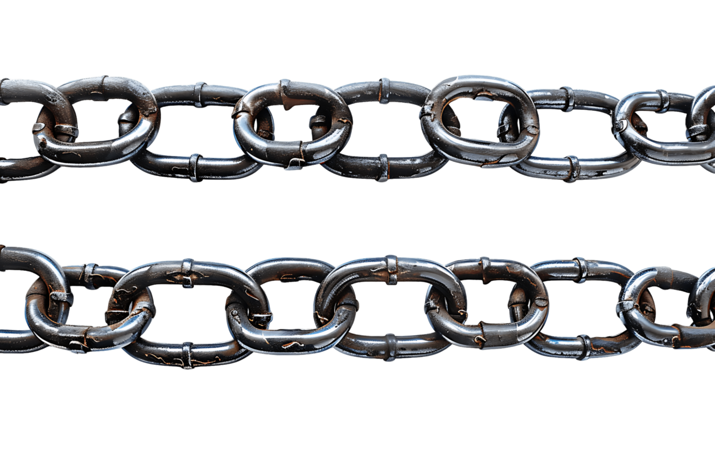 Isolated Horizontal Metal Chains png