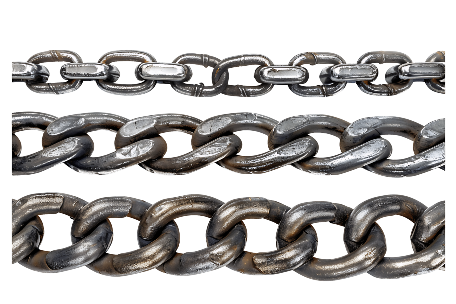 Metal Chain Borders Isolated png