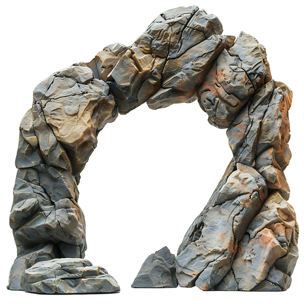 Artificial Rock Archway Isolated png