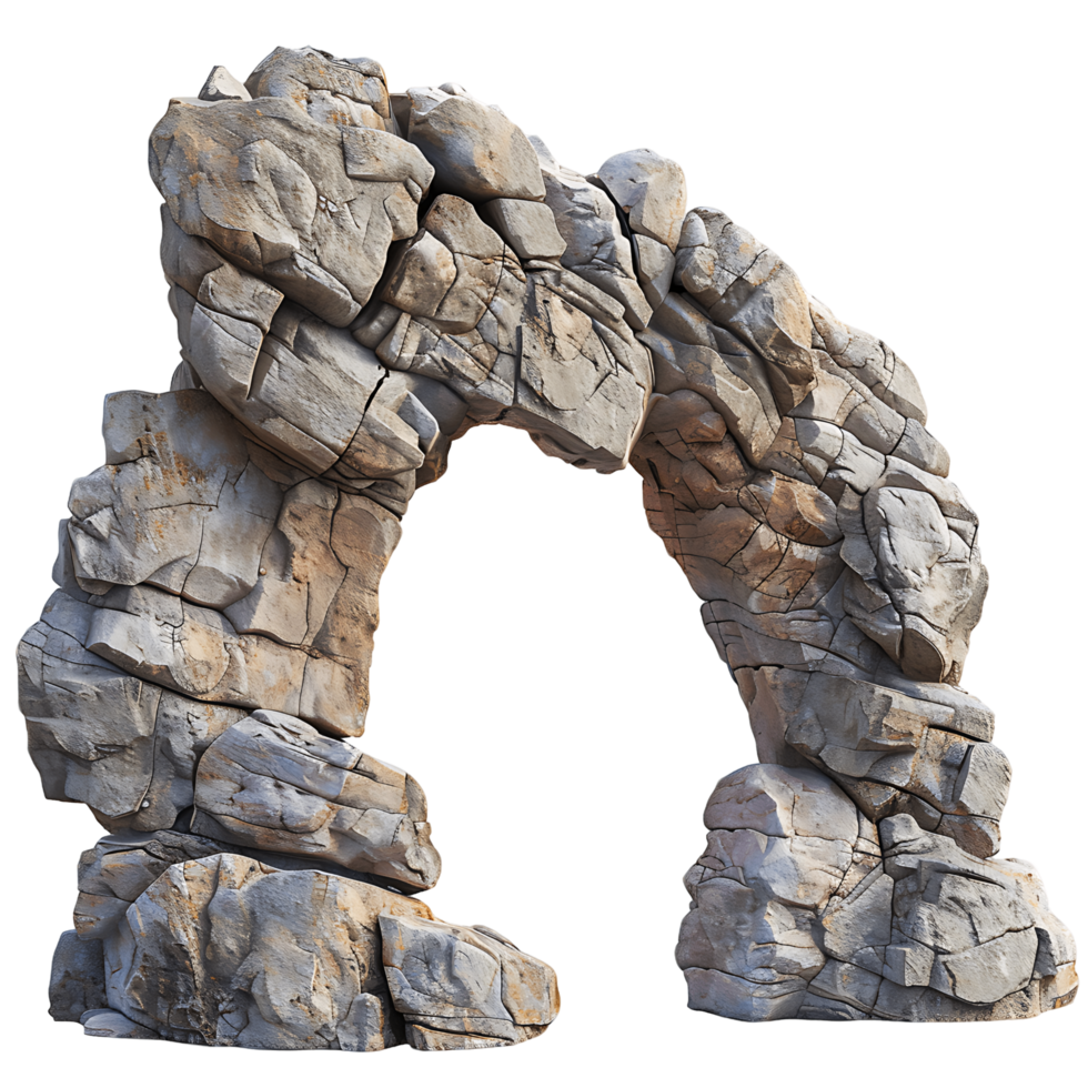 Rock Archway on Transparent Background png