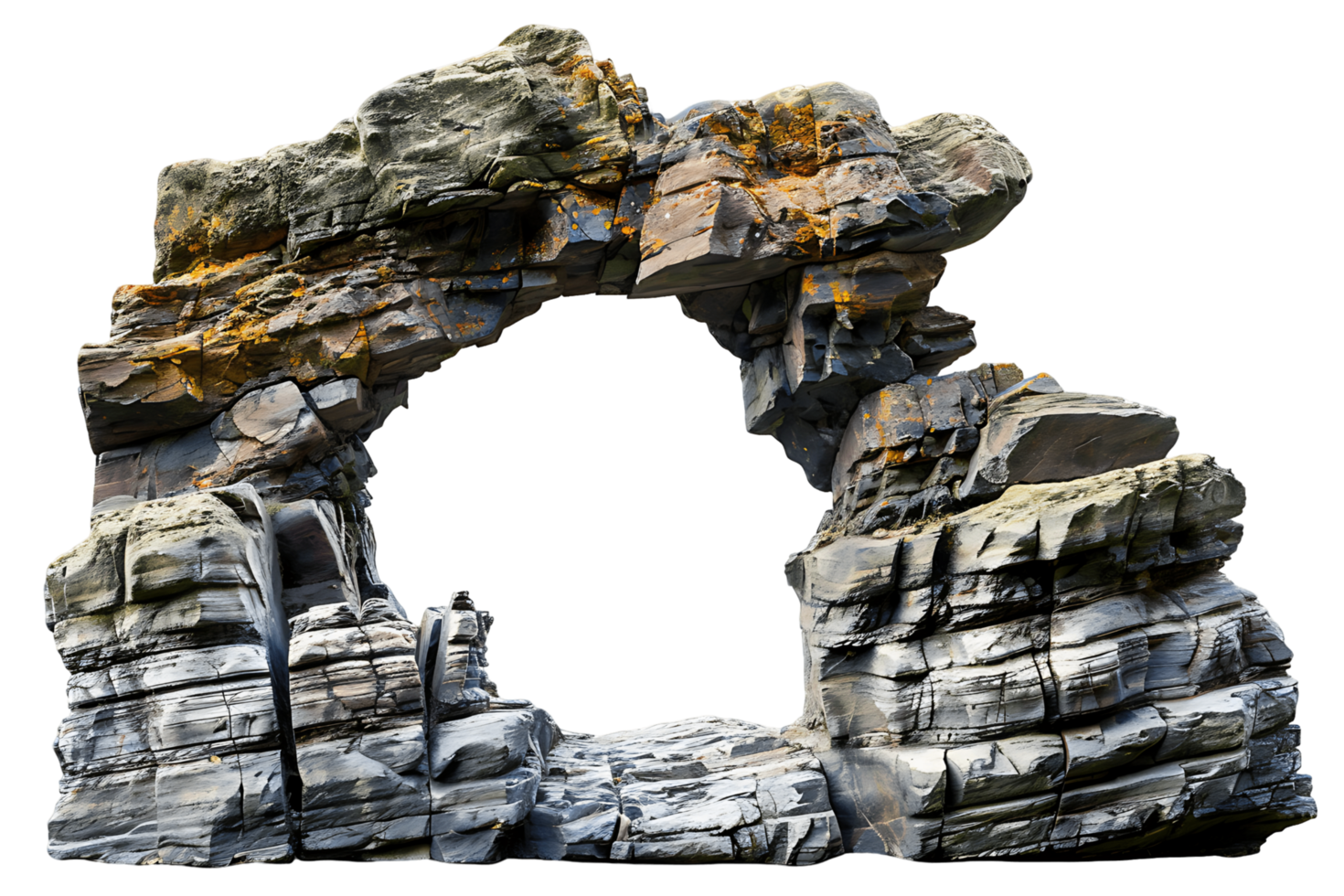 Majestic Rock Archway Isolated png