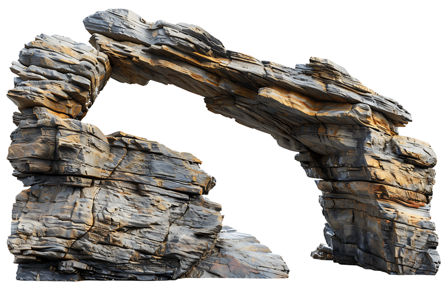 Transparent Background Rock Archway png