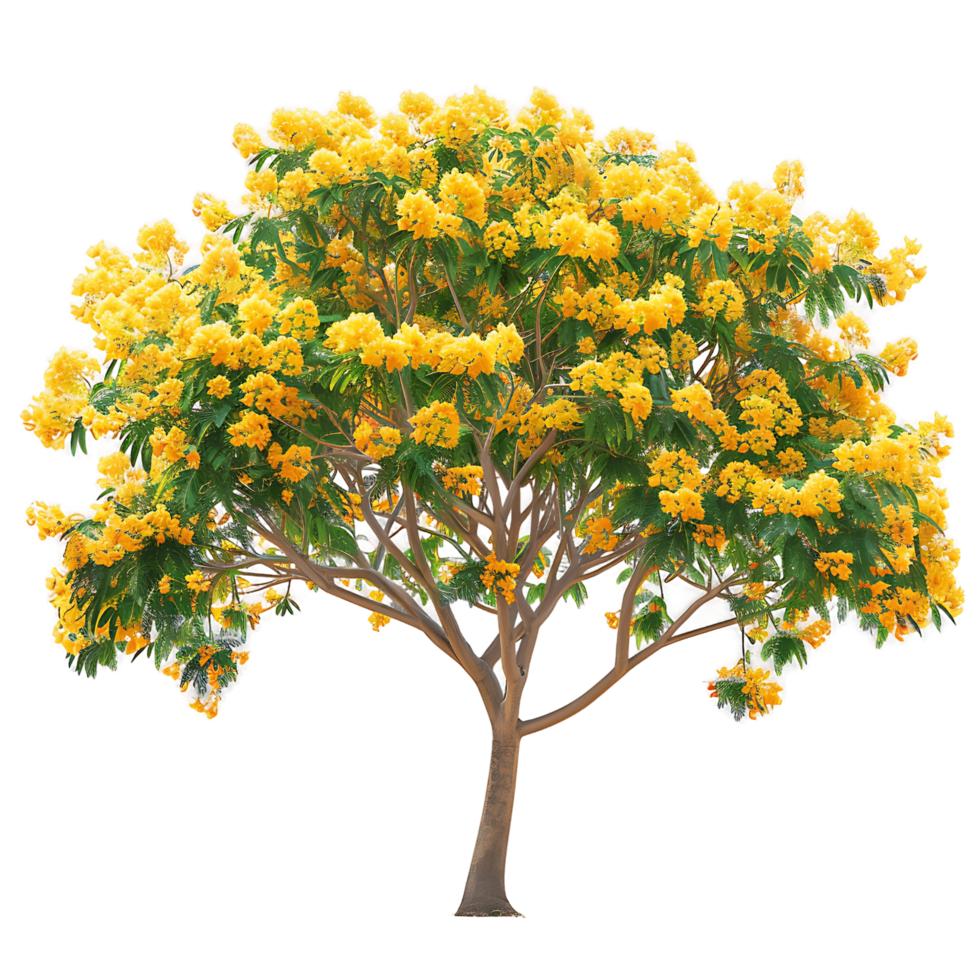 Caesalpinia Ferrea Cutout on Transparent png