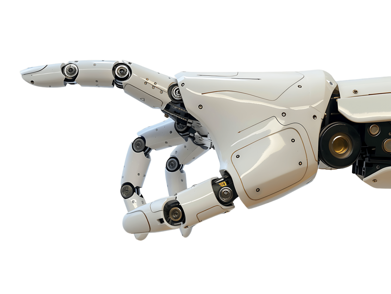 Robot Hand with Transparent Background png