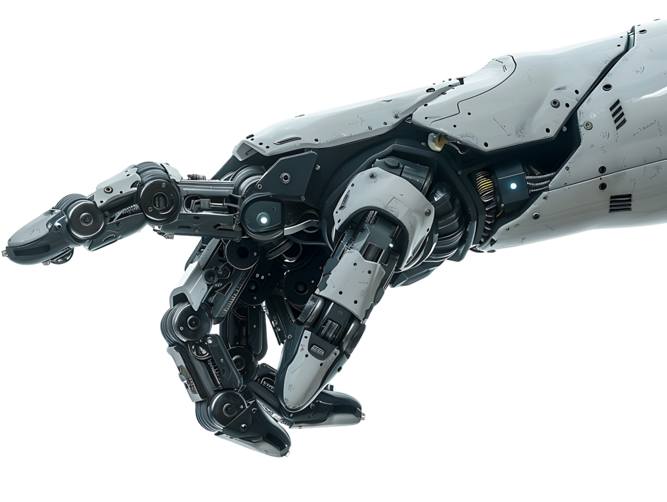 Robotic Arm Isolated on Transparent Background png