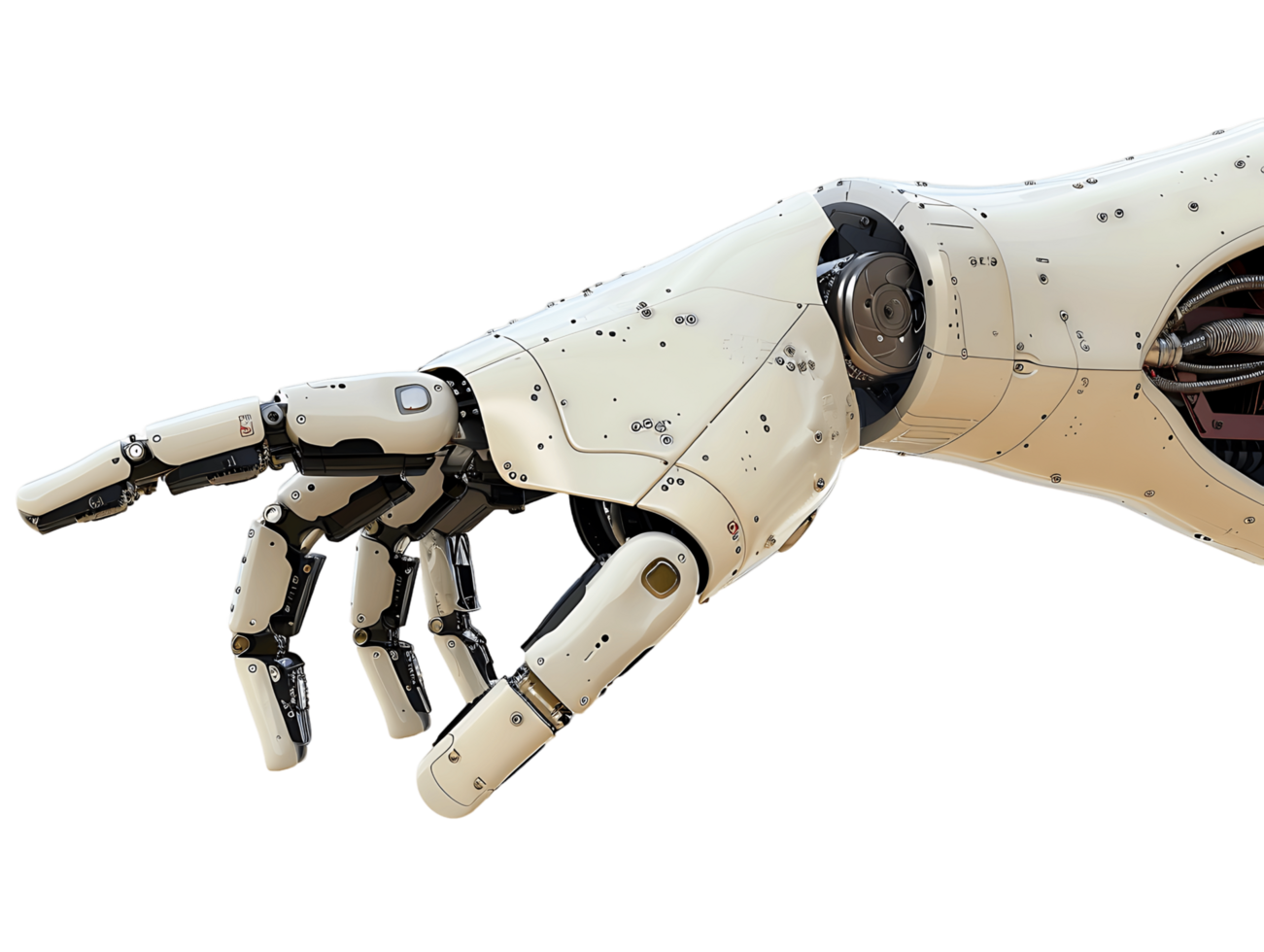 Robot Hand Isolated on Transparent Background png