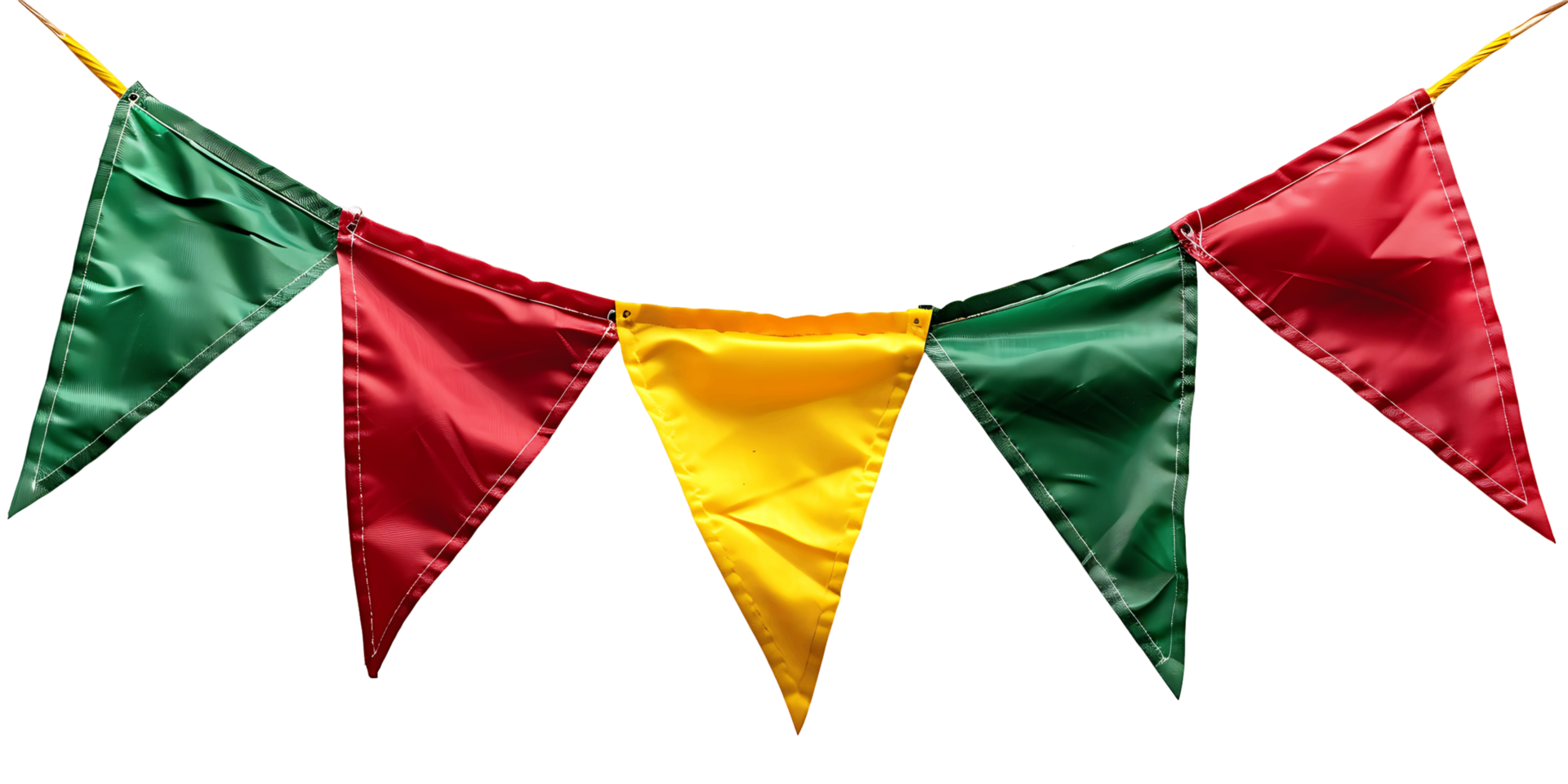 Green Yellow Red Banner Cutout png