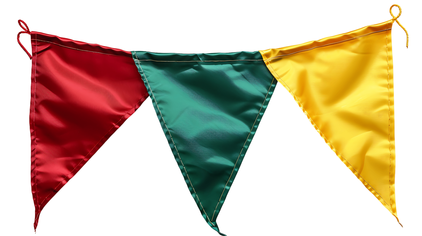 Isolated Banner in Green Yellow Red png