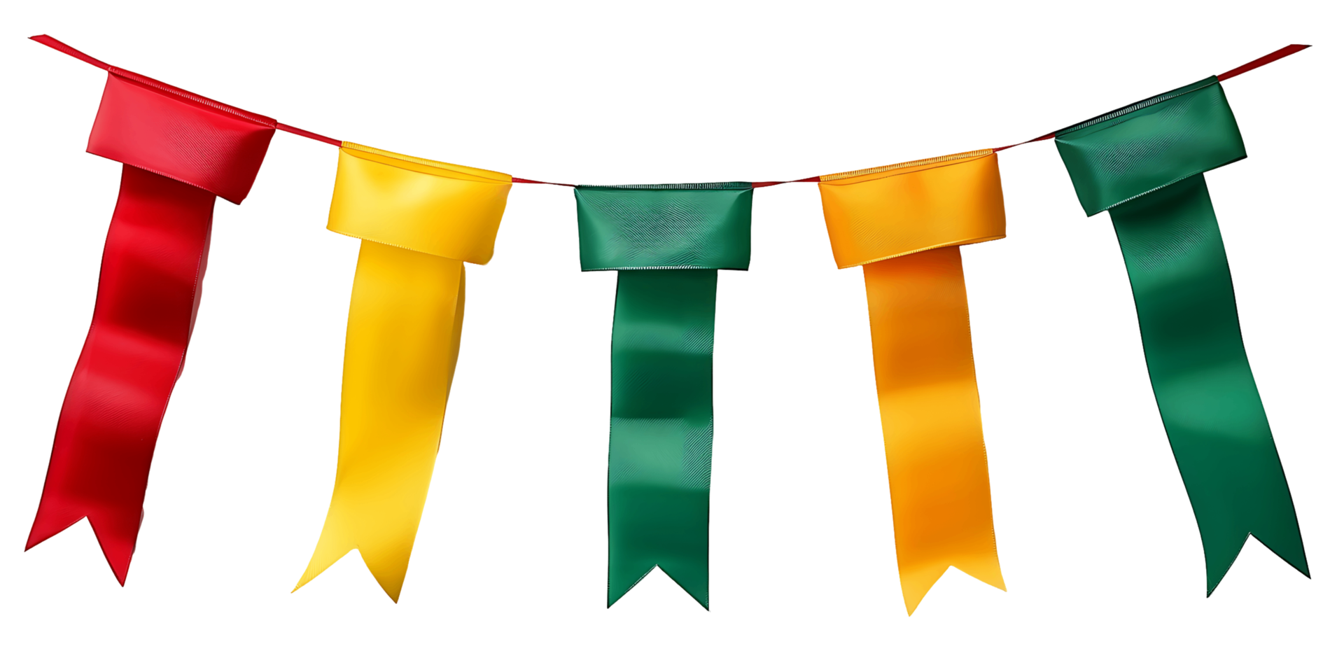 Colorful Flag Banner Cutout png