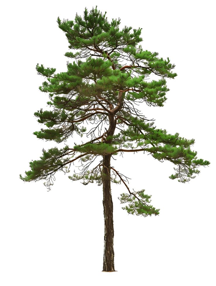 Pinus Monophylla Cutout on Transparent png