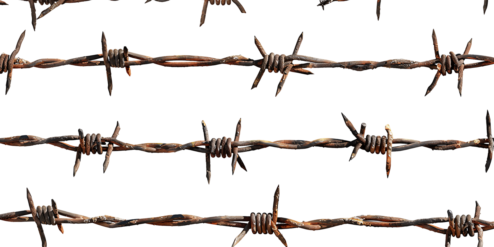 Barbed Wire on transparent Background png