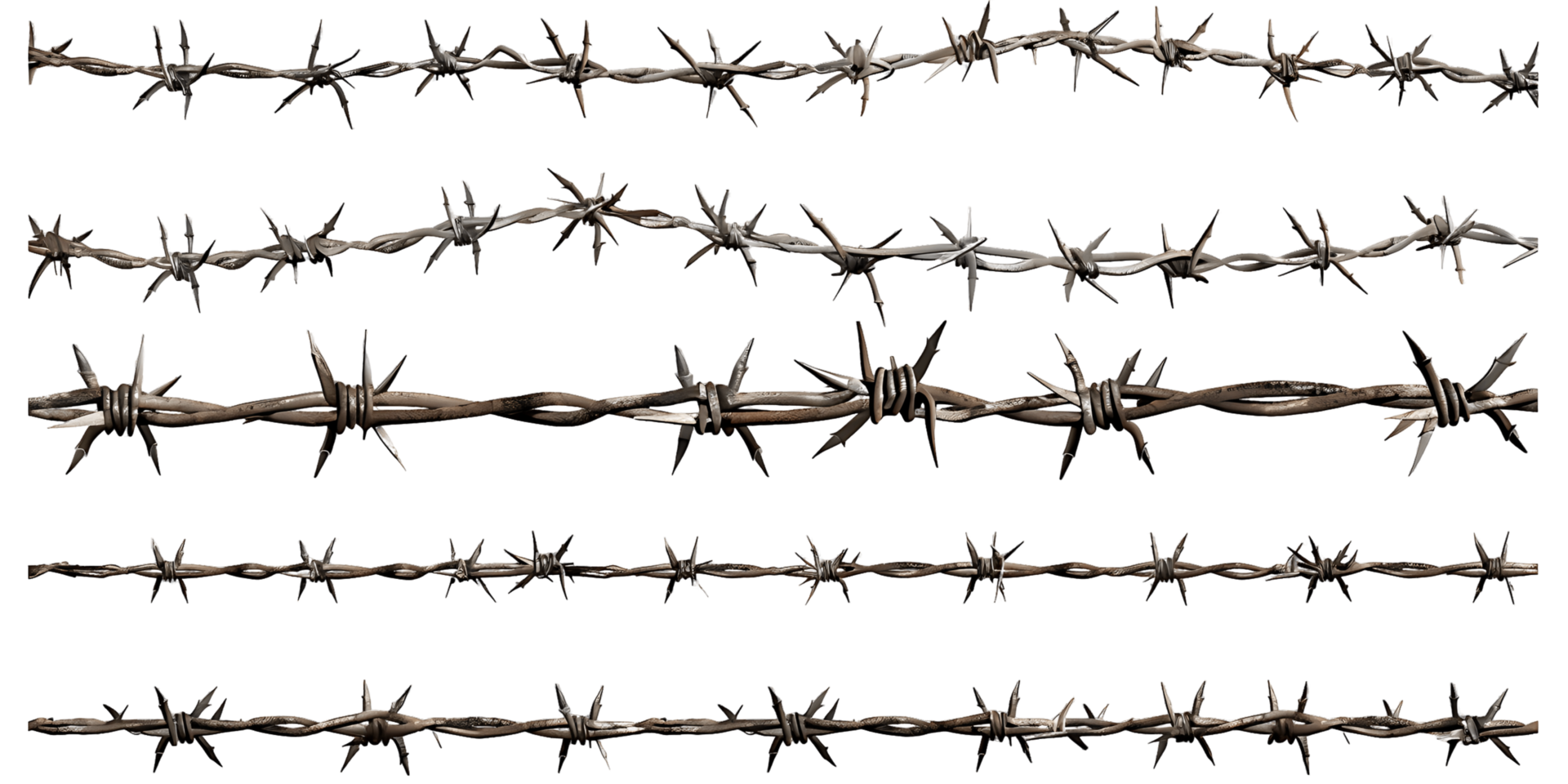 Barbed Wire Fence Isolated png