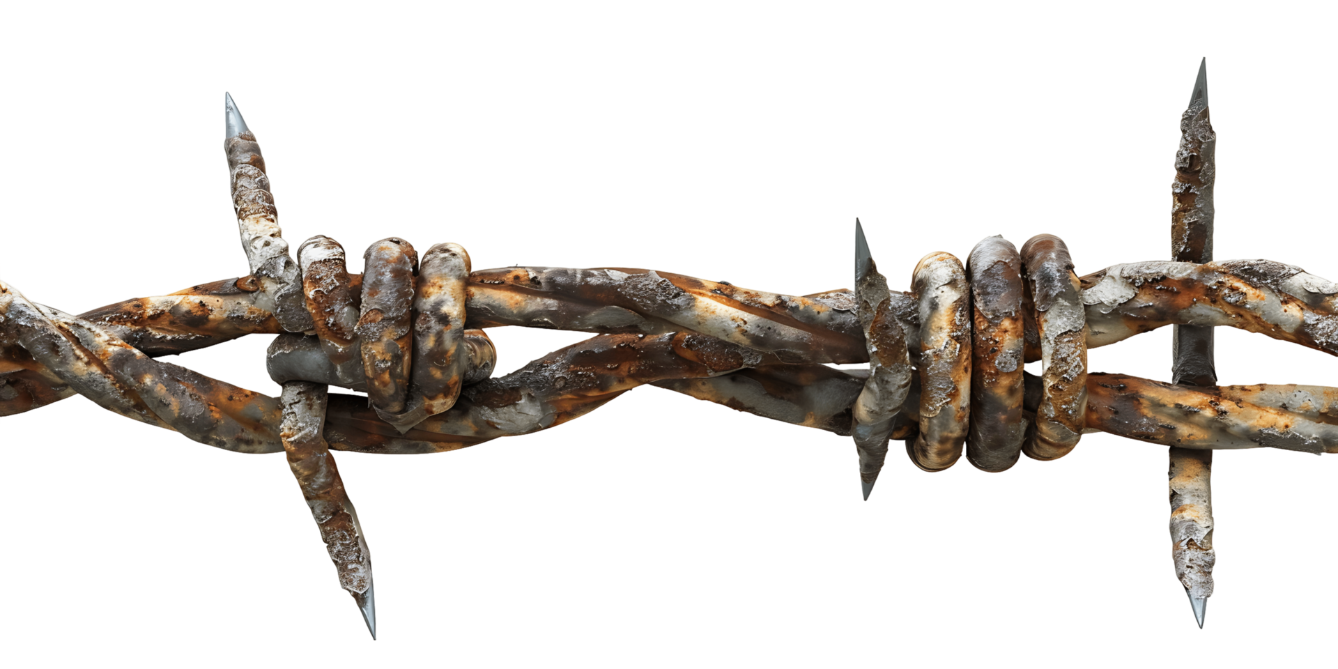Barbed Wire Cutout on transparent png