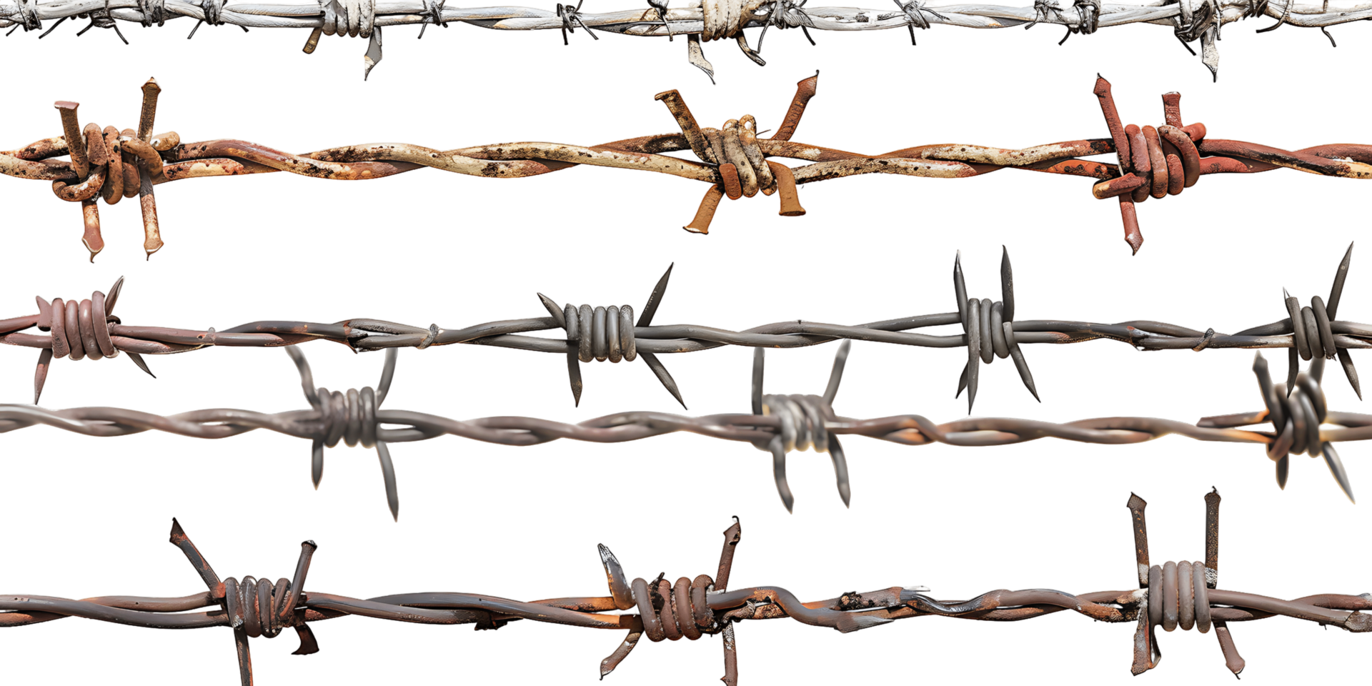 Barbed Wire Border Cutout on transparent png